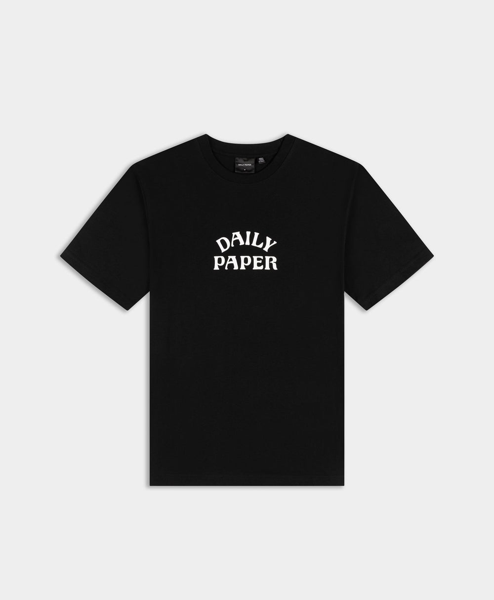 DP - Black Dias Stacked T-Shirt - Packshot - front 
