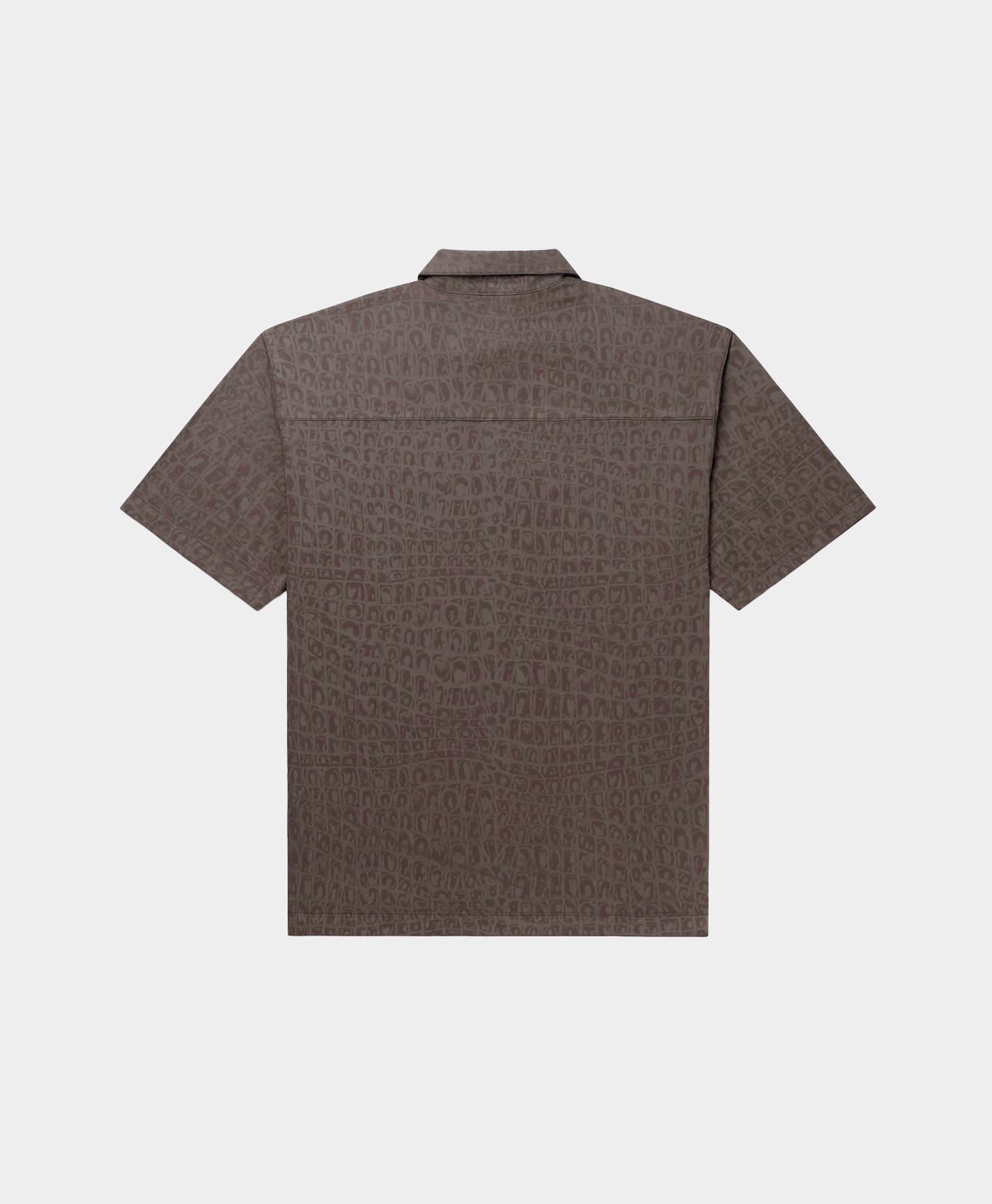 DP - Black Oyster Digital Croc Shirt - Packshot - Rear