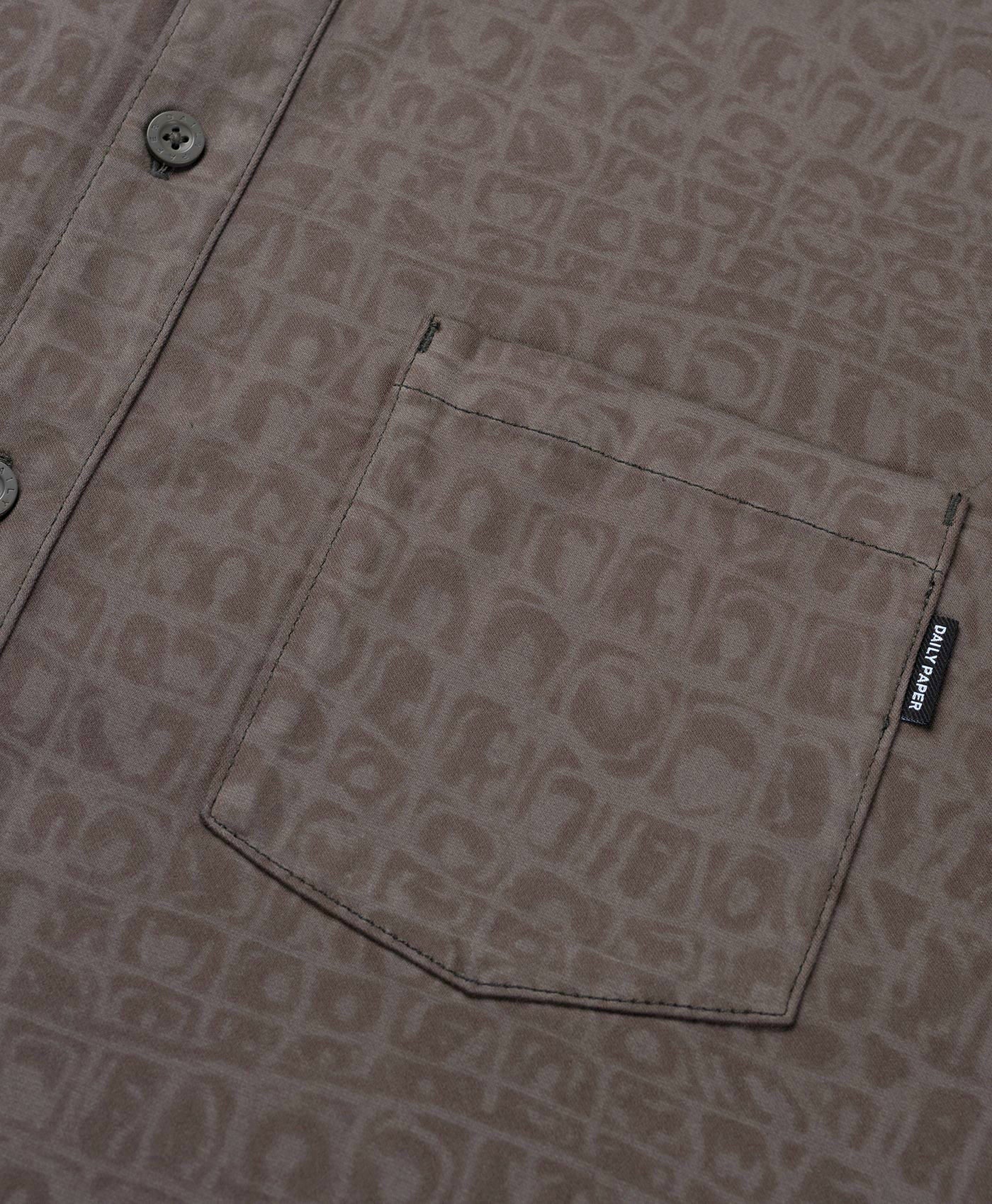 DP - Black Oyster Digital Croc Shirt - Packshot - Detail