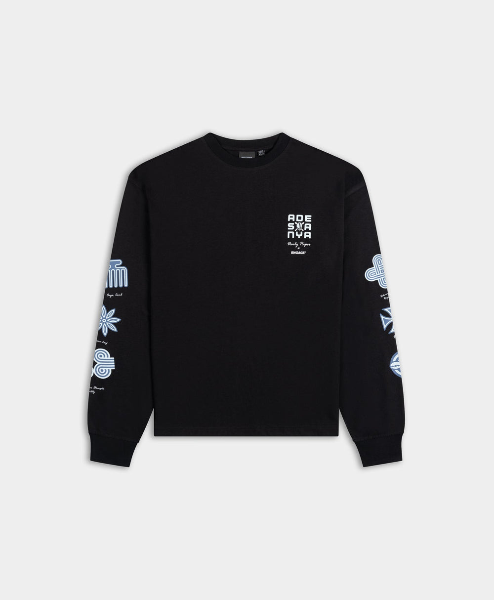 DP - Black DP X Engage Relaxed LS Shirt - Packshot - front