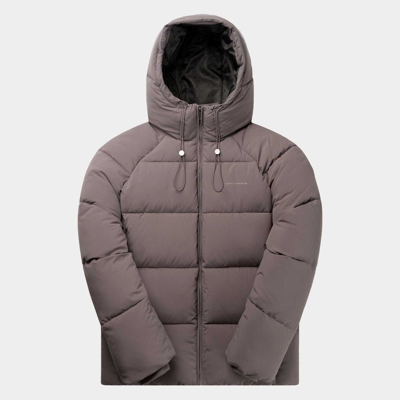 DP - Rabbit Grey Relaxed Puffer - Packshot - front 