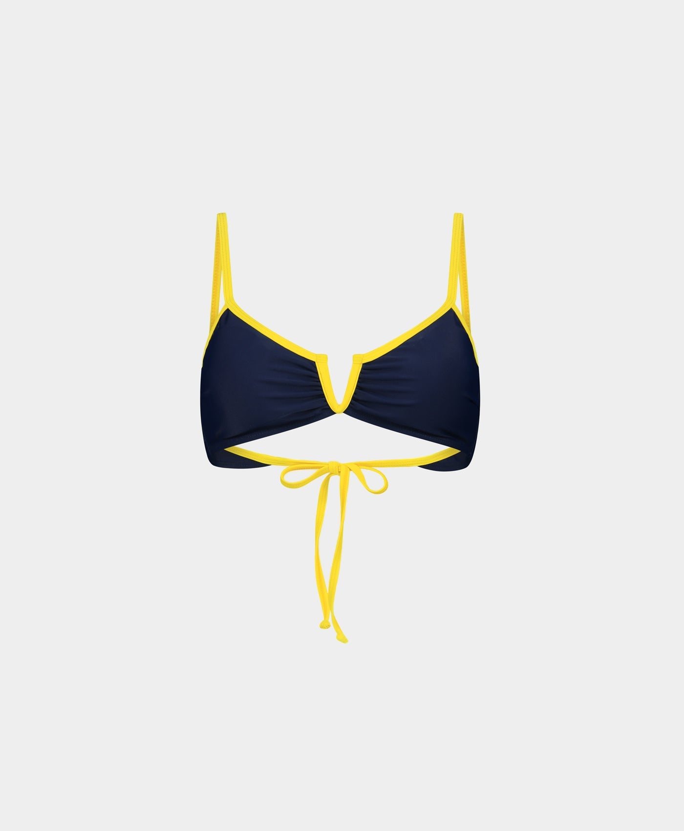 DP - Blue Contrast Bikini Top - Packshot - Front