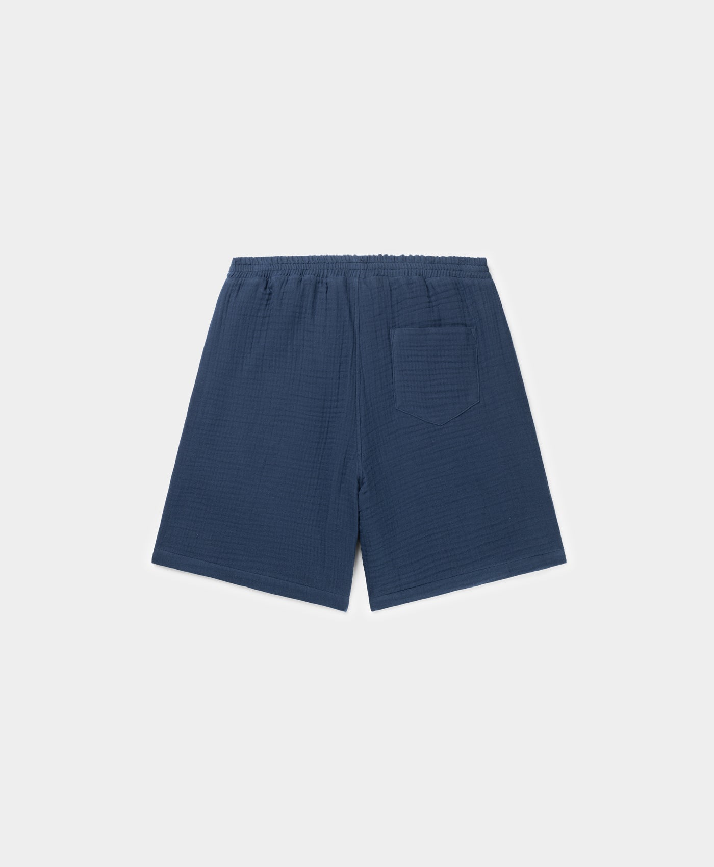 DP - Pageant Blue Enzi Seersucker Short - Packshot - Rear
