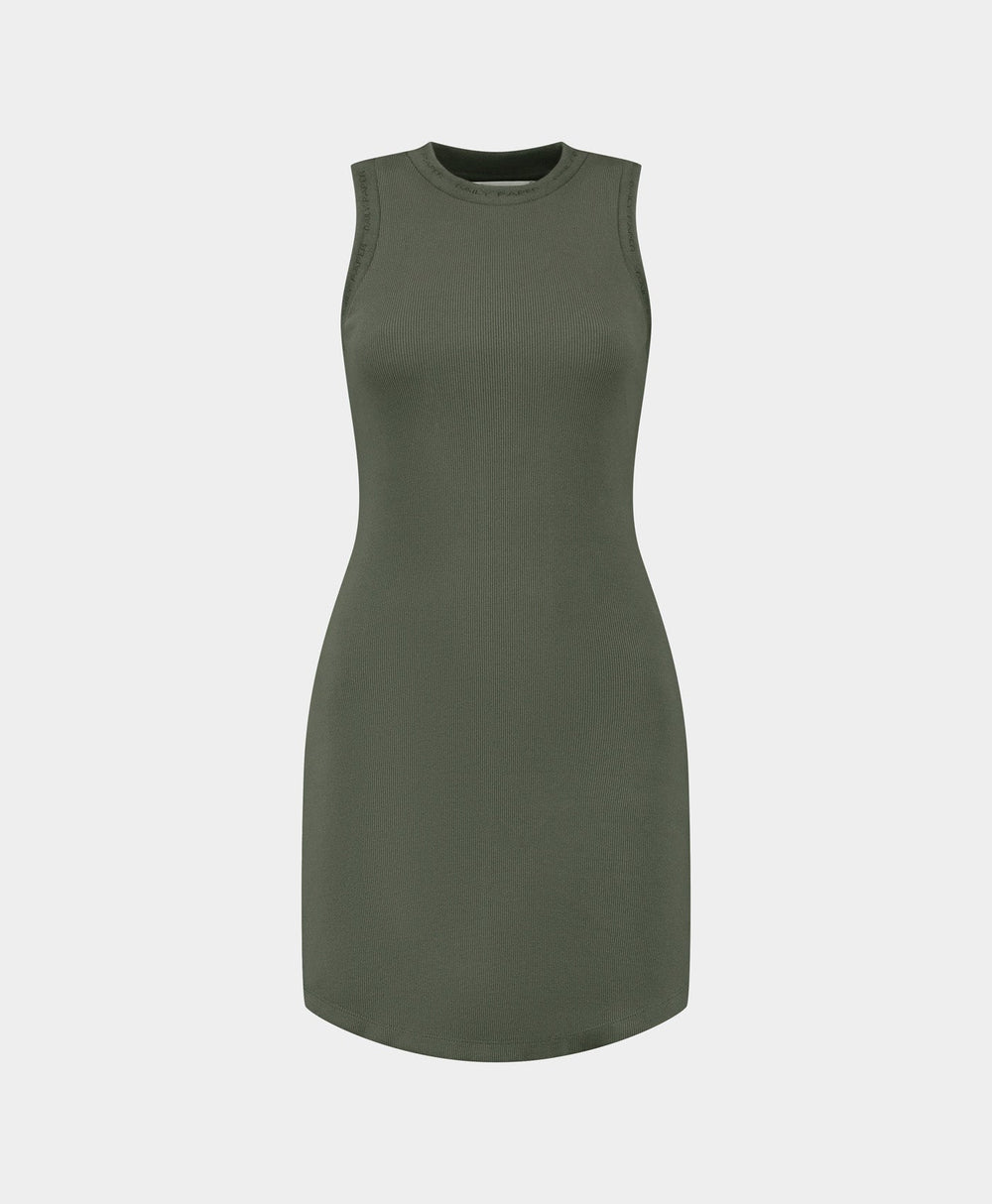 DP - Chimera Green Erib Tank Dress - Packshot - Front