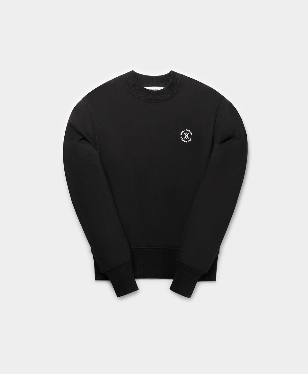 DP - Black Evvie Circle Sweater - Packshot - Front