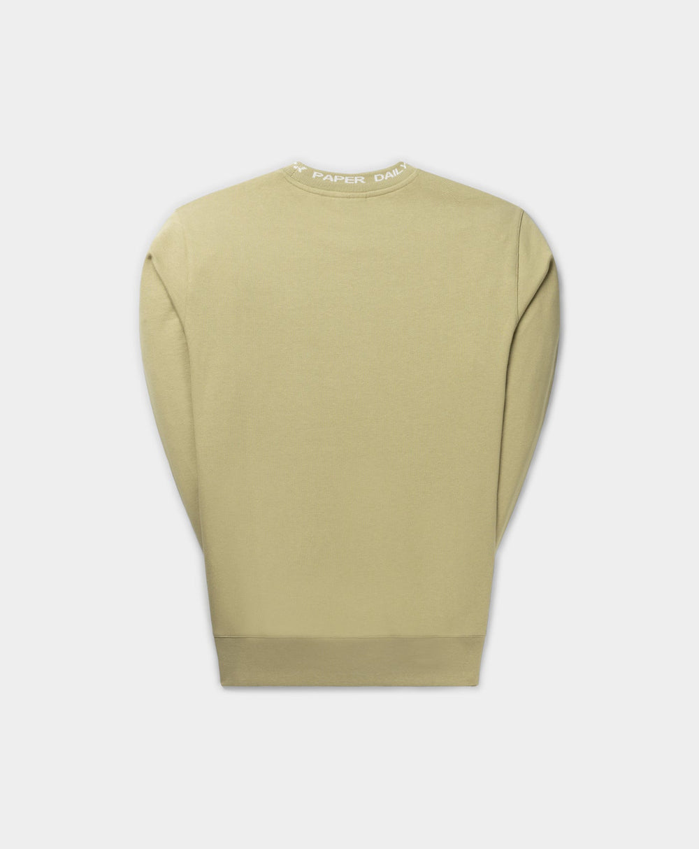 DP - Twill Beige Erib Sweater - Packshot - Rear