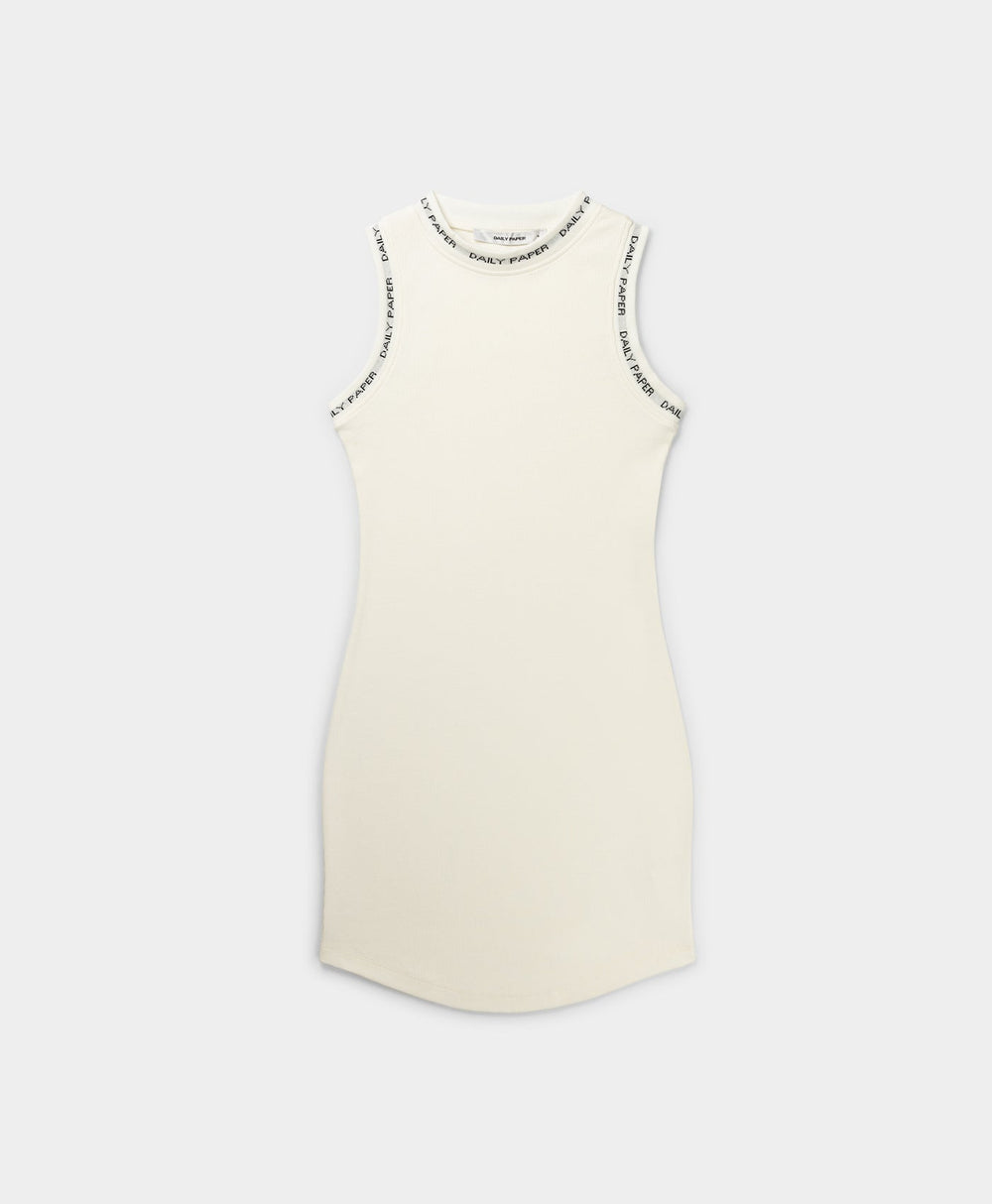 DP - Egret Beige Erib Tank Dress - Packshot - Front