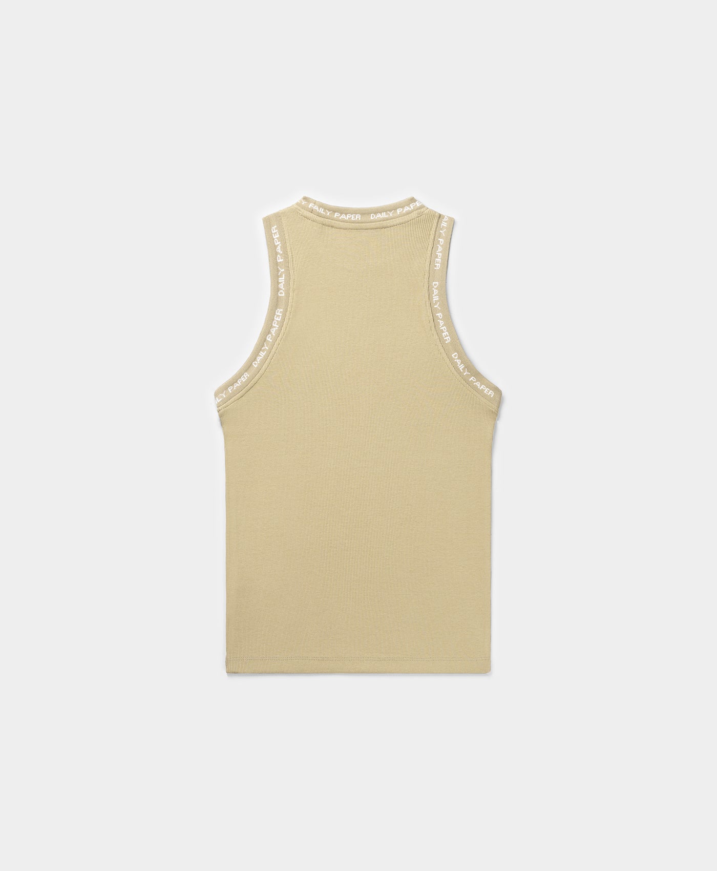 DP - Twill Beige Erib Tank Top - Packshot - Rear