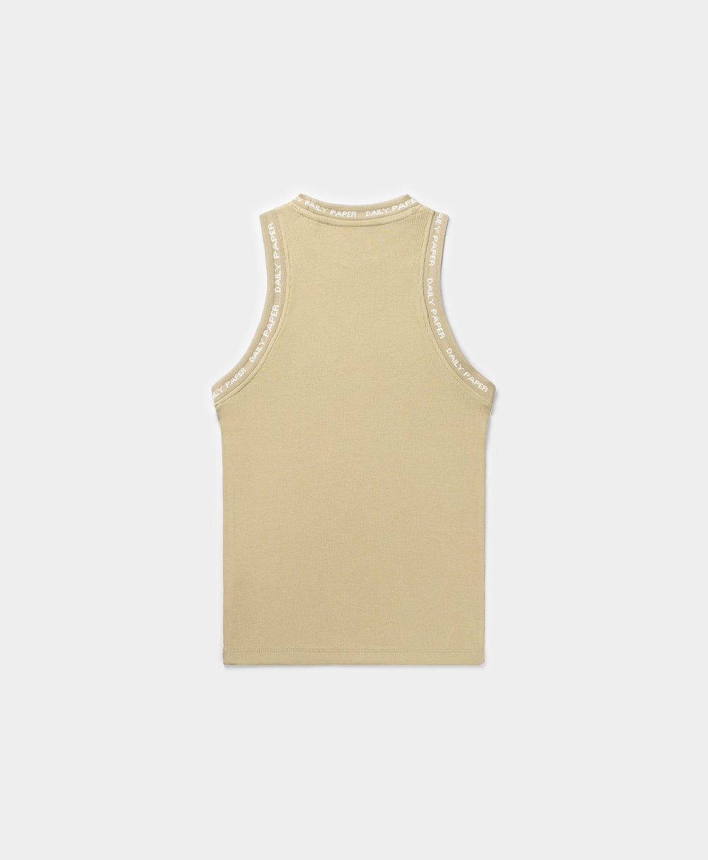 DP - Twill Beige Erib Tank Top - Packshot - Rear