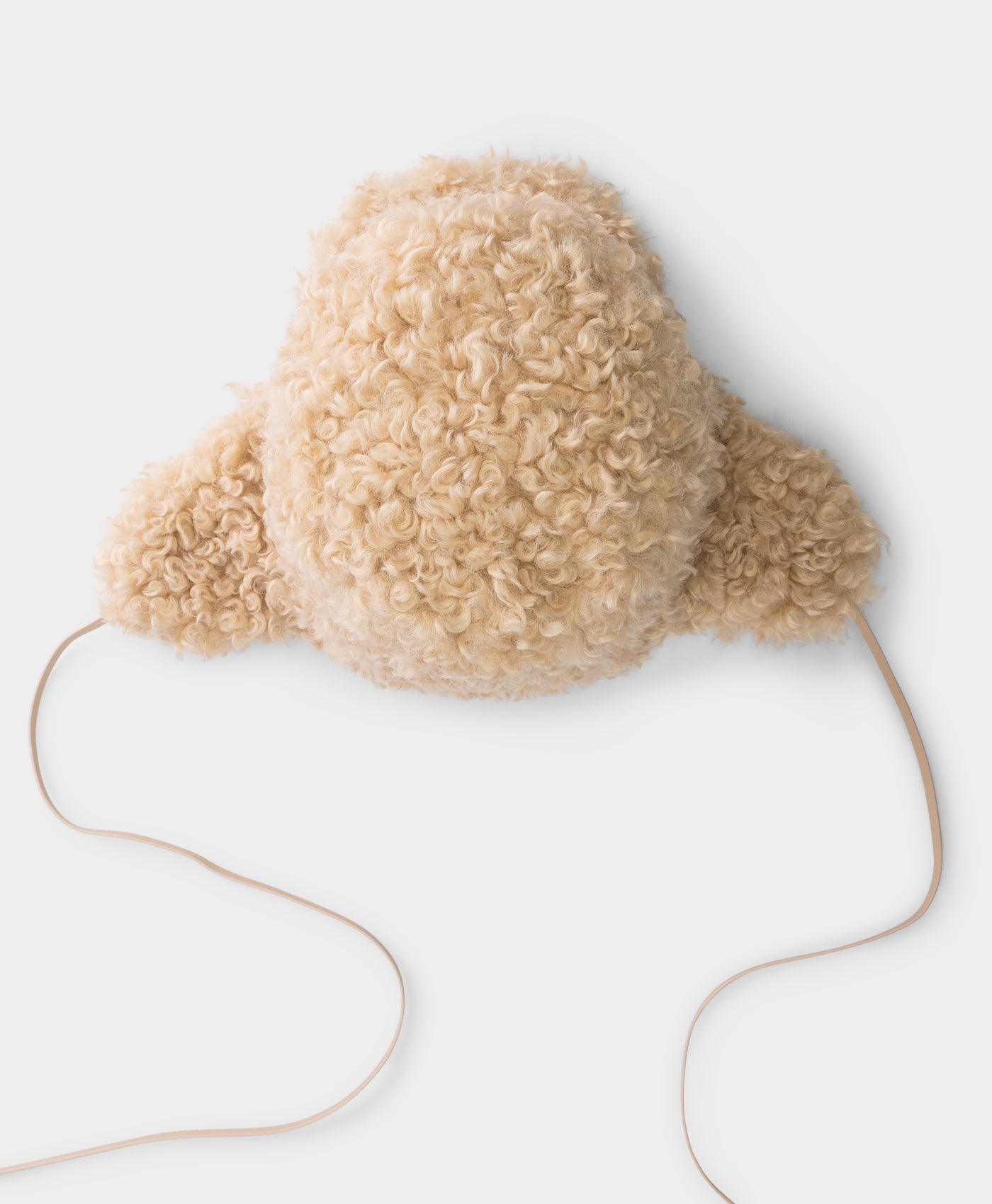 DP - Travertine Beige Faux Fur Chapka - Packshot - detail