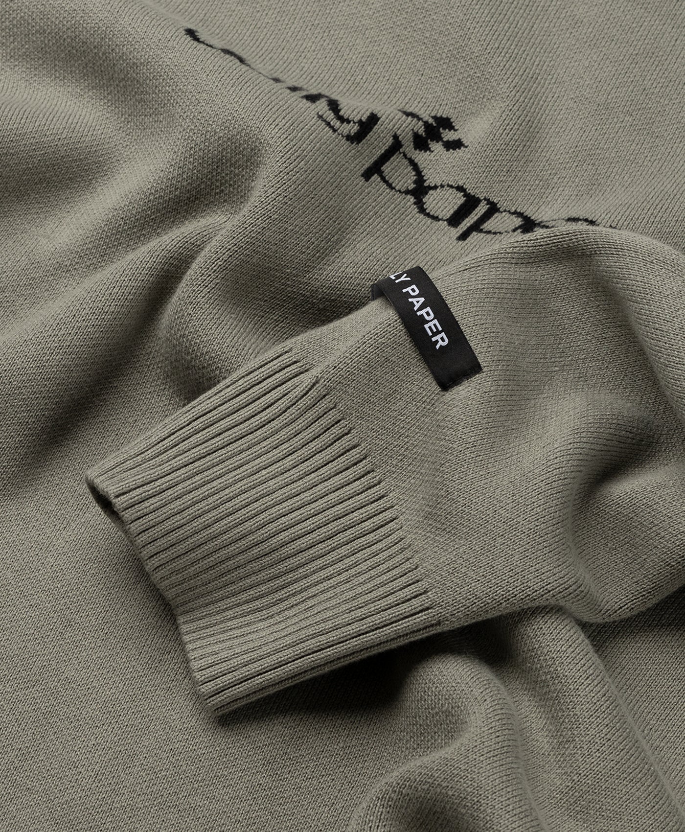 DP - Shadow Green Forum Knit Sweater - Packshot - Detail