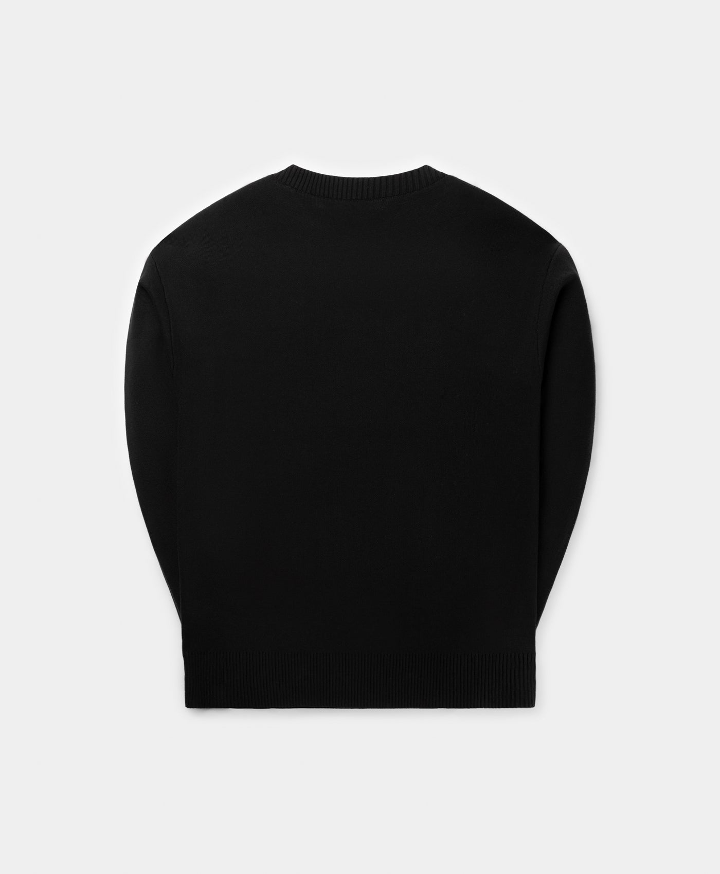 DP - Black Forum Knit Sweater - Packshot - Rear