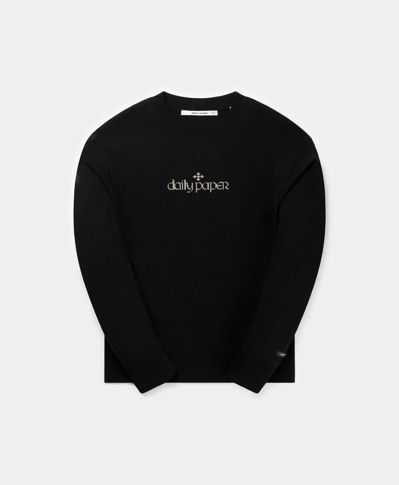 DP - Black Forum Knit Sweater - Packshot - Front