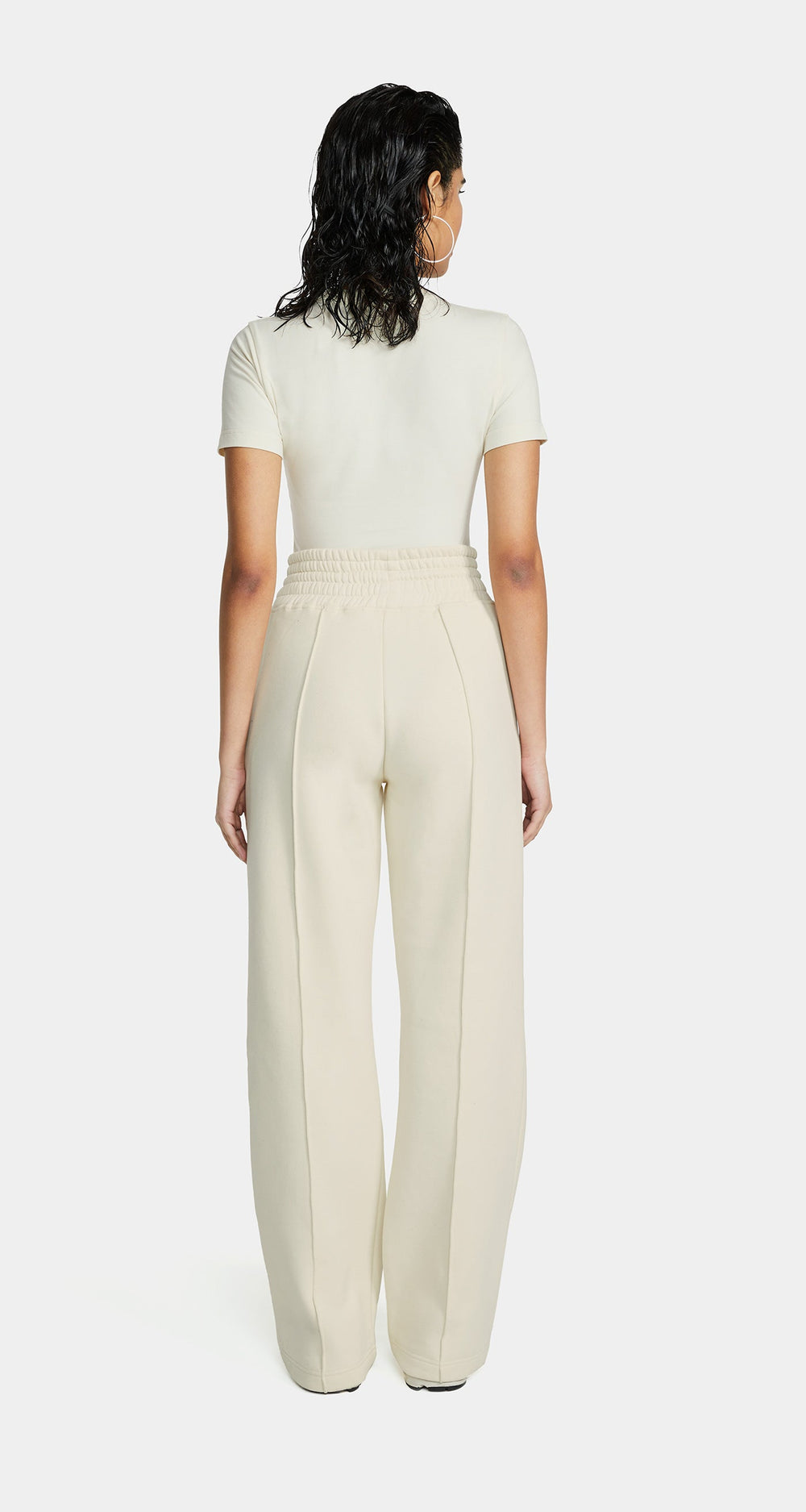 DP - Birch White Eneva Trackpants - Wmn - Rear