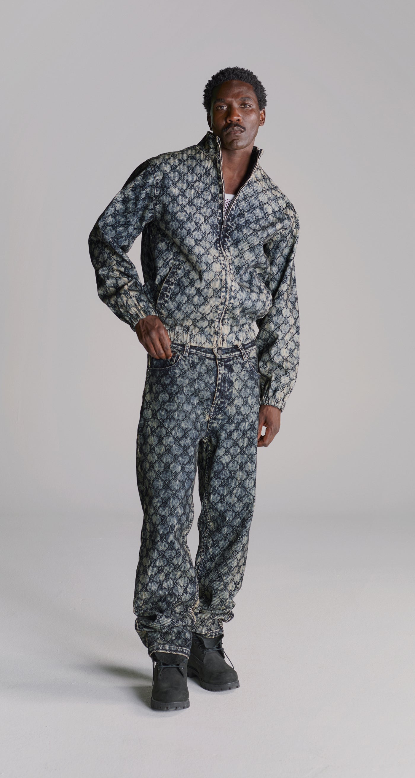 DP - Blue Velvet Track Jacket - Modelshot - mens