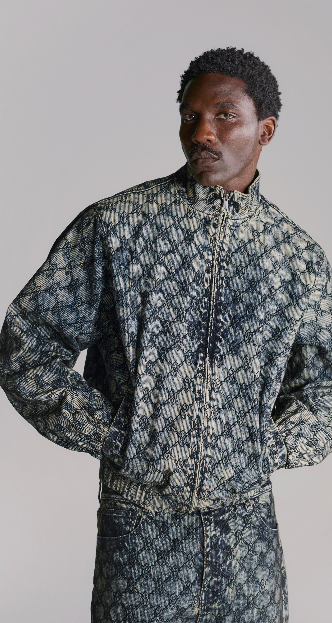 DP - Blue Velvet Track Jacket - Modelshot - mens