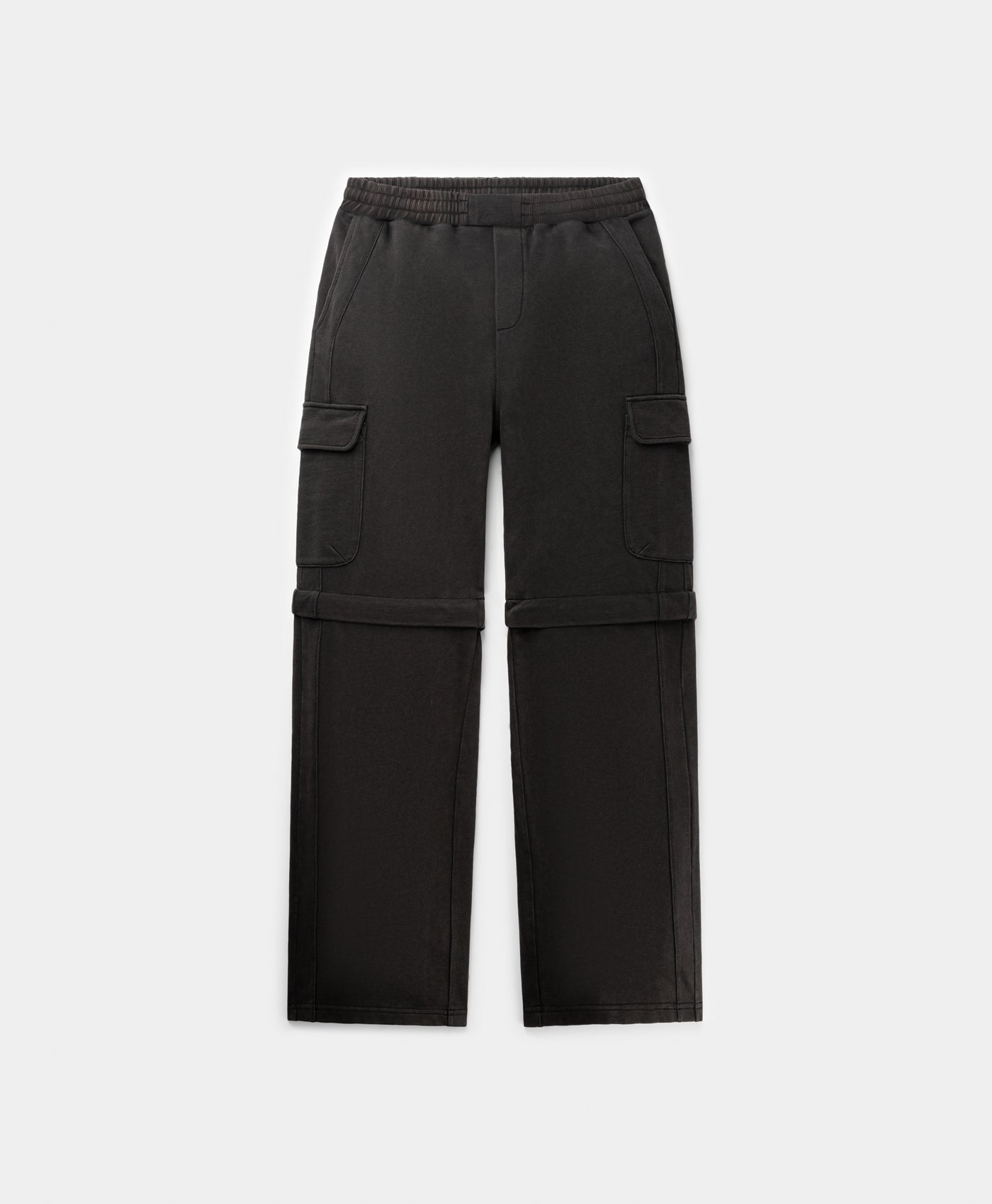 DP - Black Garment Wash Pants - Packshot - Front