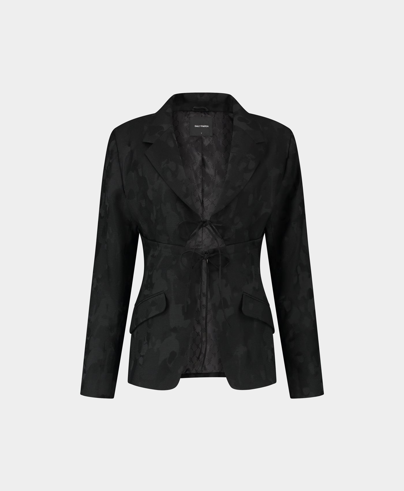 DP - Black Gianna Community Blazer - Packshot - Front