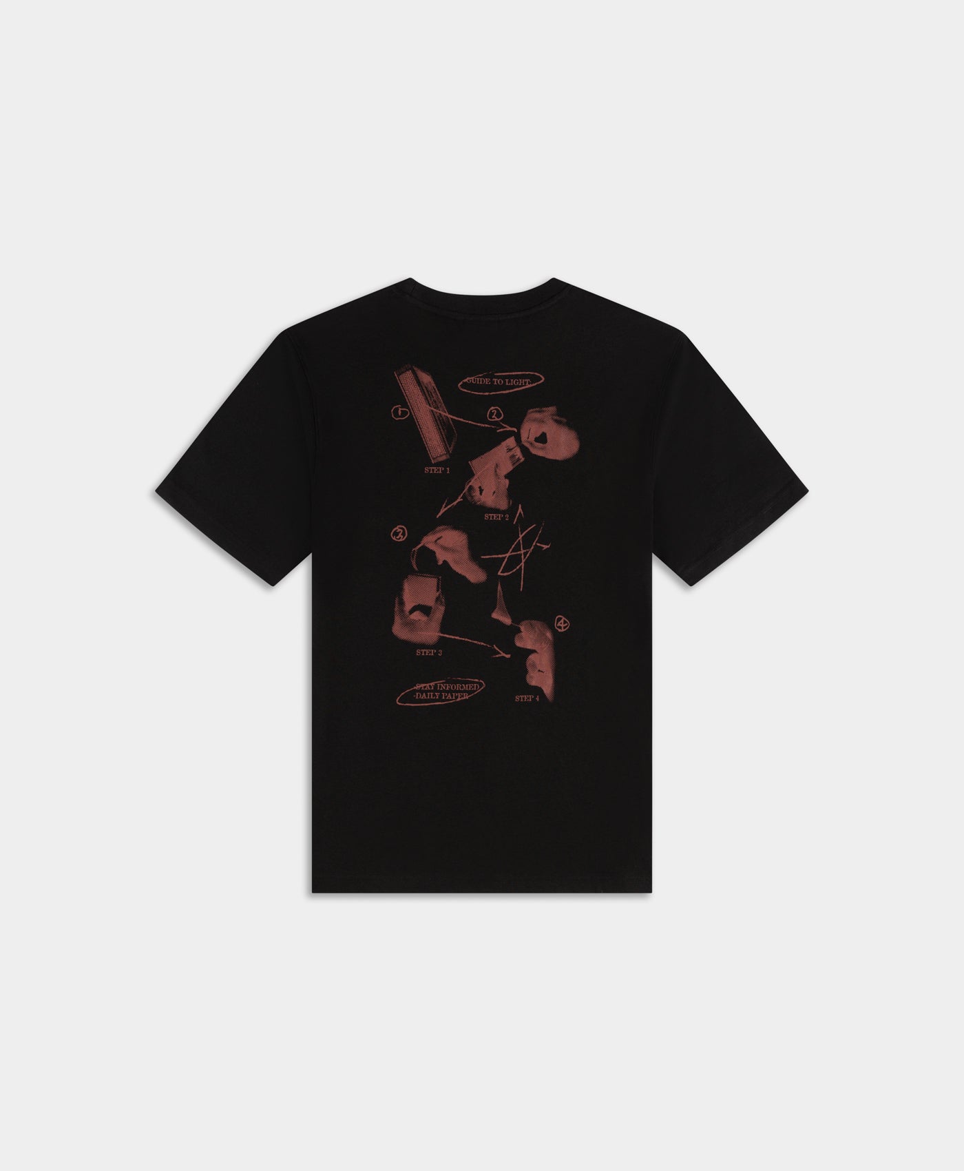 DP - Black Guide To Light T-Shirt - Packshot - rear