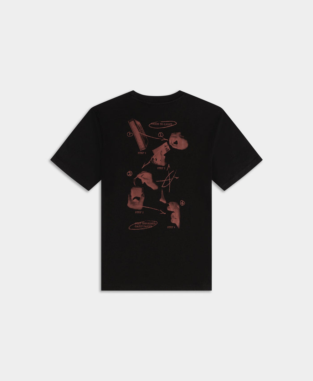 DP - Black Guide To Light T-Shirt - Packshot - rear