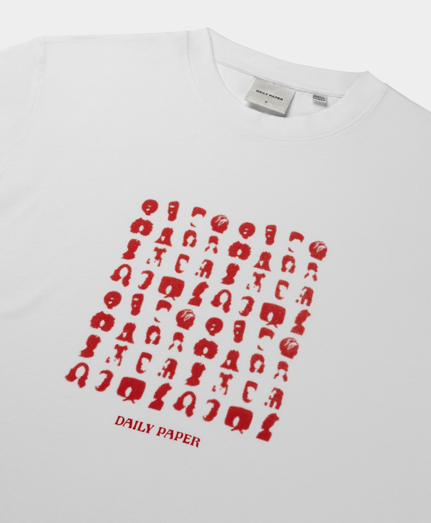 DP - White Hair Grid T-Shirt - Packshot - detail