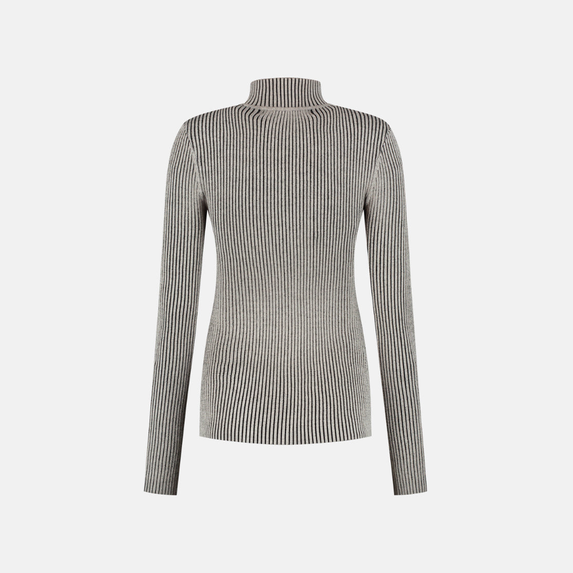 DP - PELICAN BEIGE ALORA TWO TONE KNIT VEST- Packshot - back