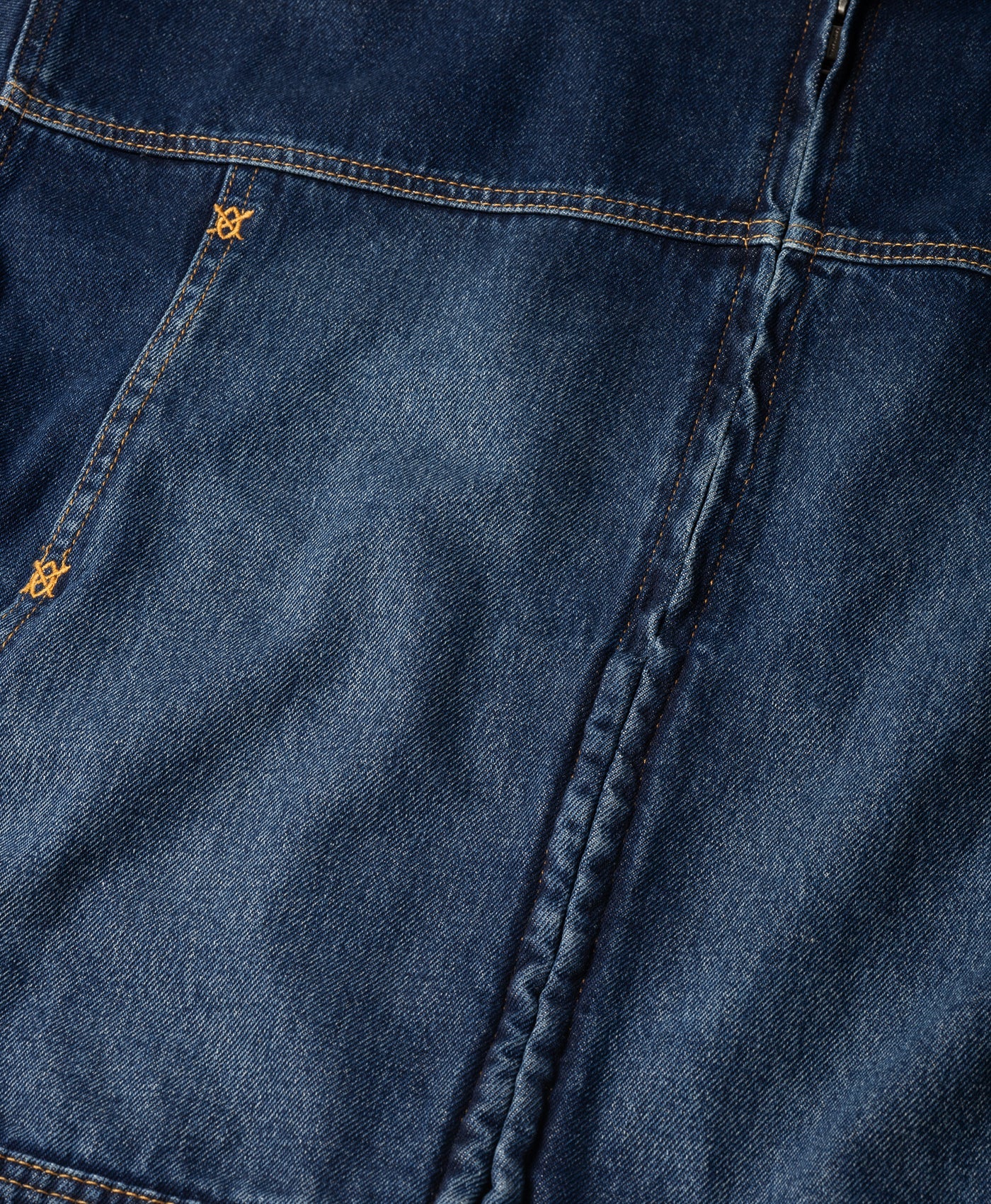 DP - Blue Indigo Washed Denim Jacket - Packshot - Detail
