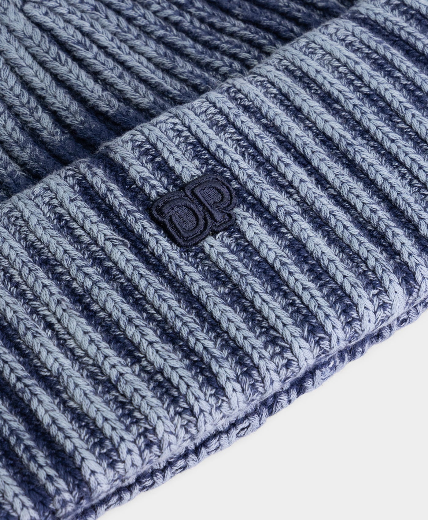 DP - Indigo Knitted Washed Beanie - Packshot - detail