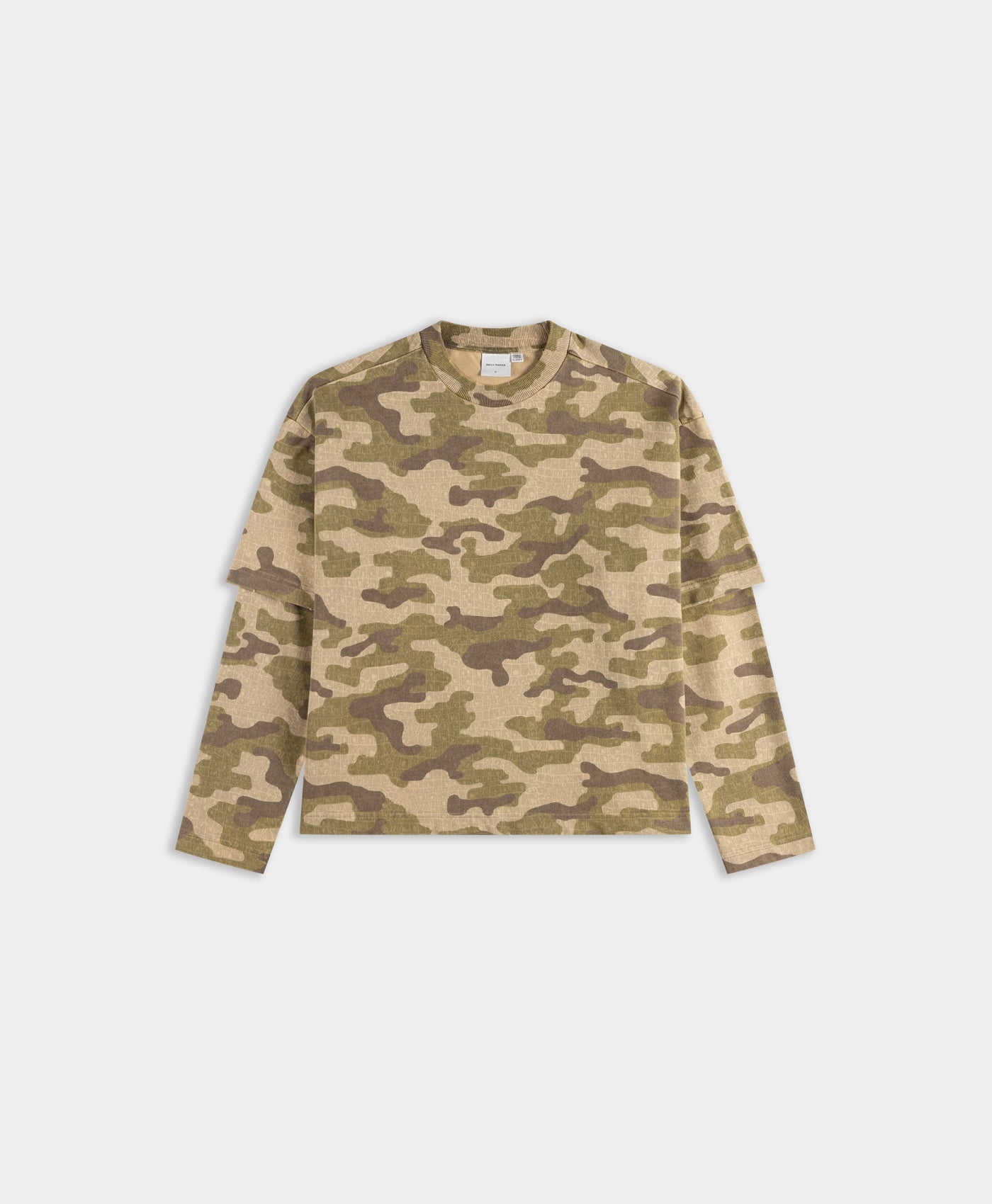 DP - Croc Camo Aop Layered Camo T-Shirt - Packshot - front 