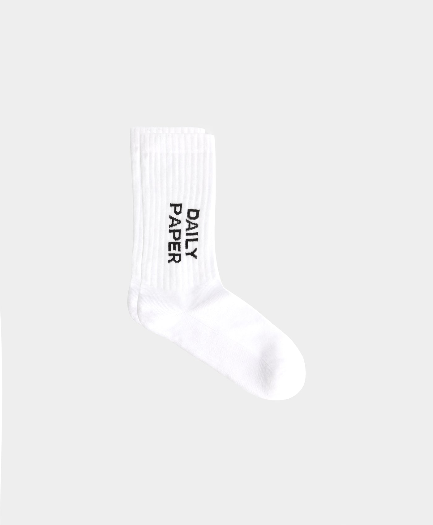 DP - White/black Logotype Socks - Packshot - Front