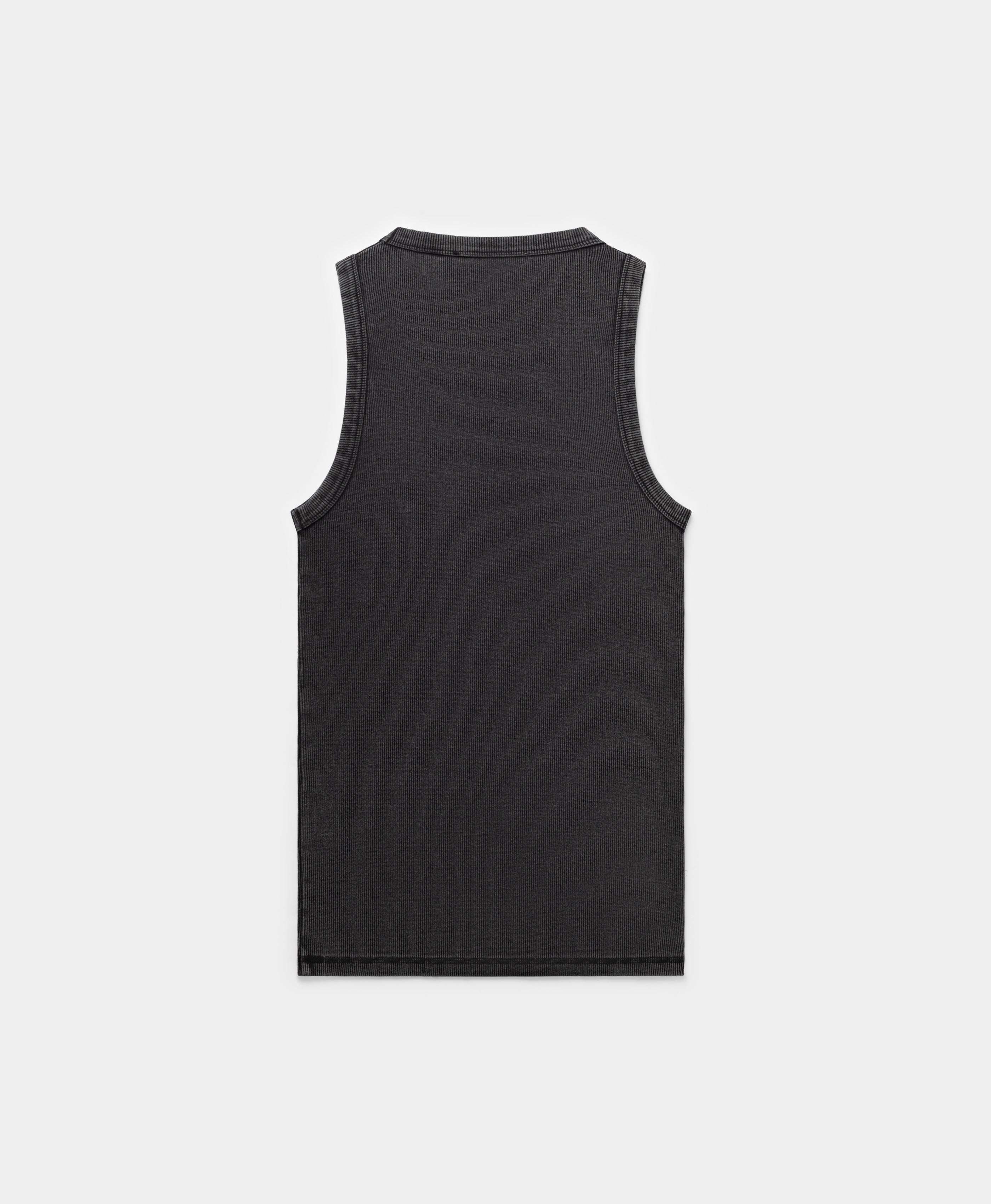 DP - Black Logotype Wash Tanktop - Packshot - Rear