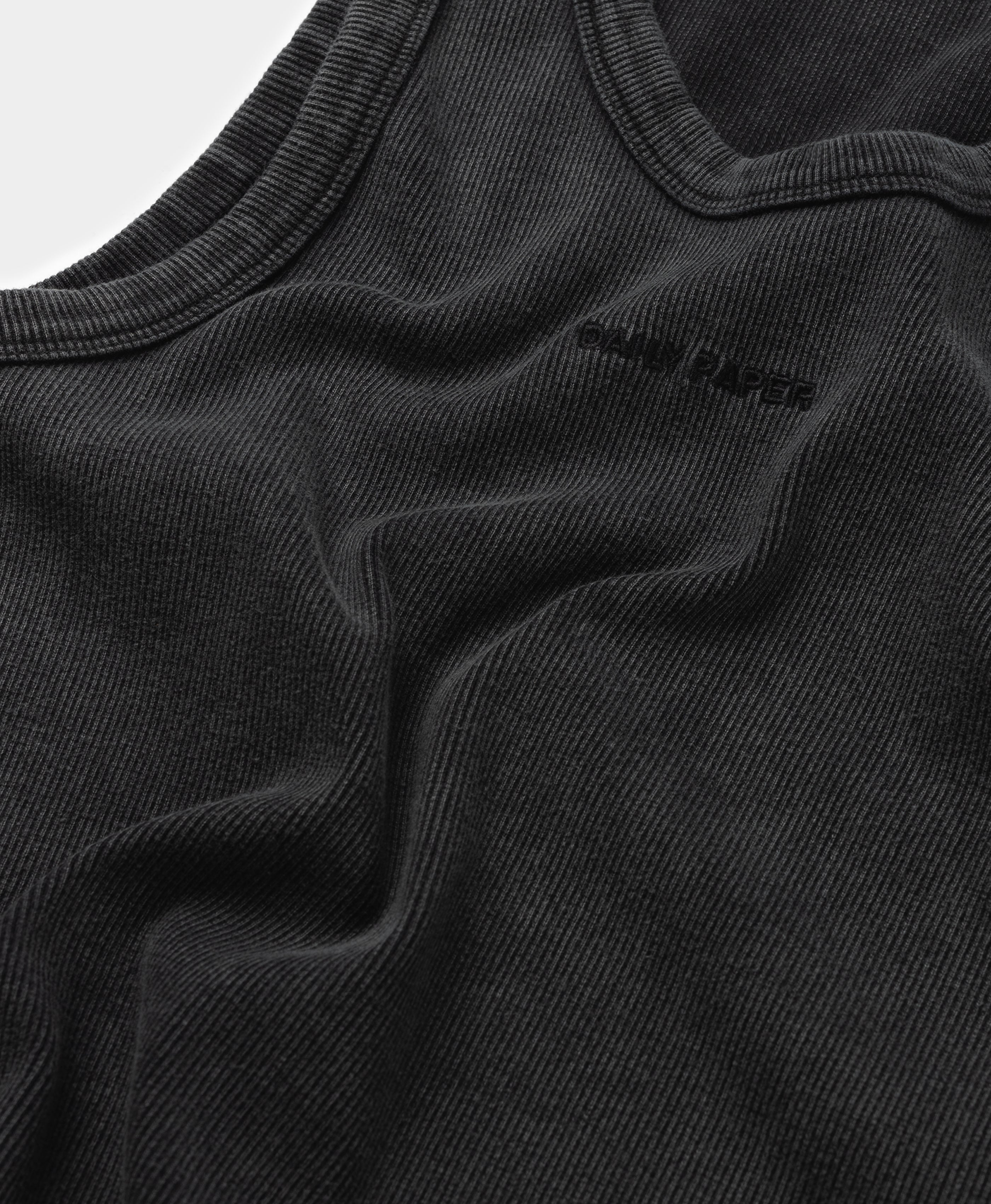 DP - Black Logotype Wash Tanktop - Packshot 