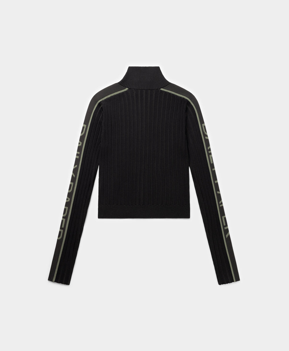 DP - Black Manoa Knit Sweater Cardigan - Packshot - Rear
