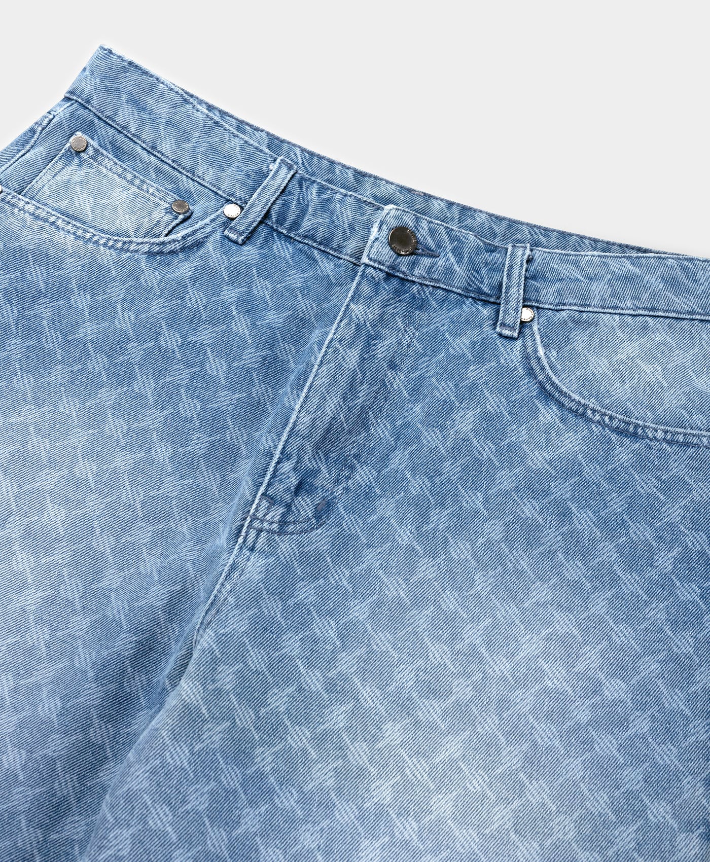 DP - Blue Monogram Denim Shorts - Packshot - detail