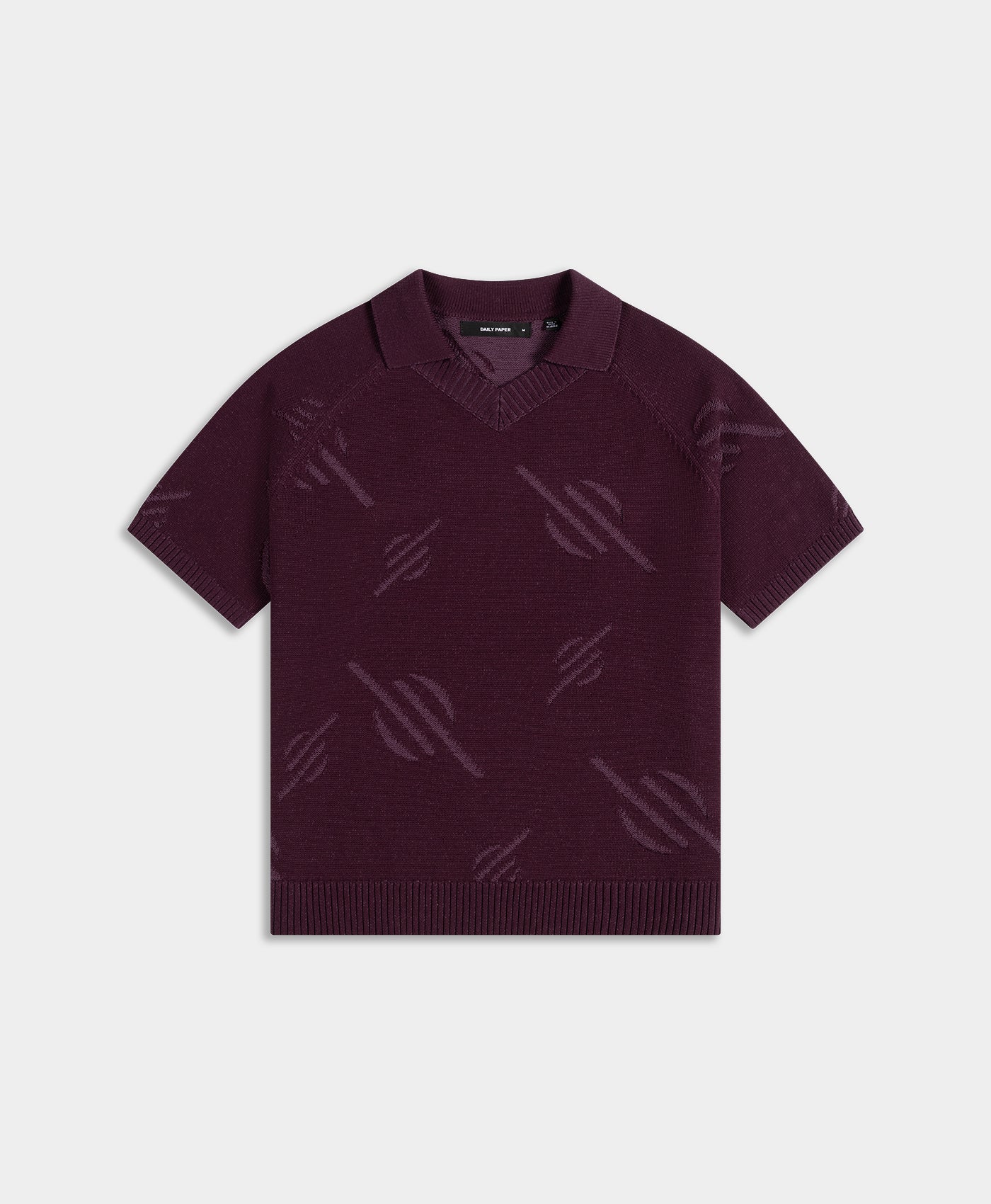 DP - Potent Purple Monogram Polo Knit - Packshot - front