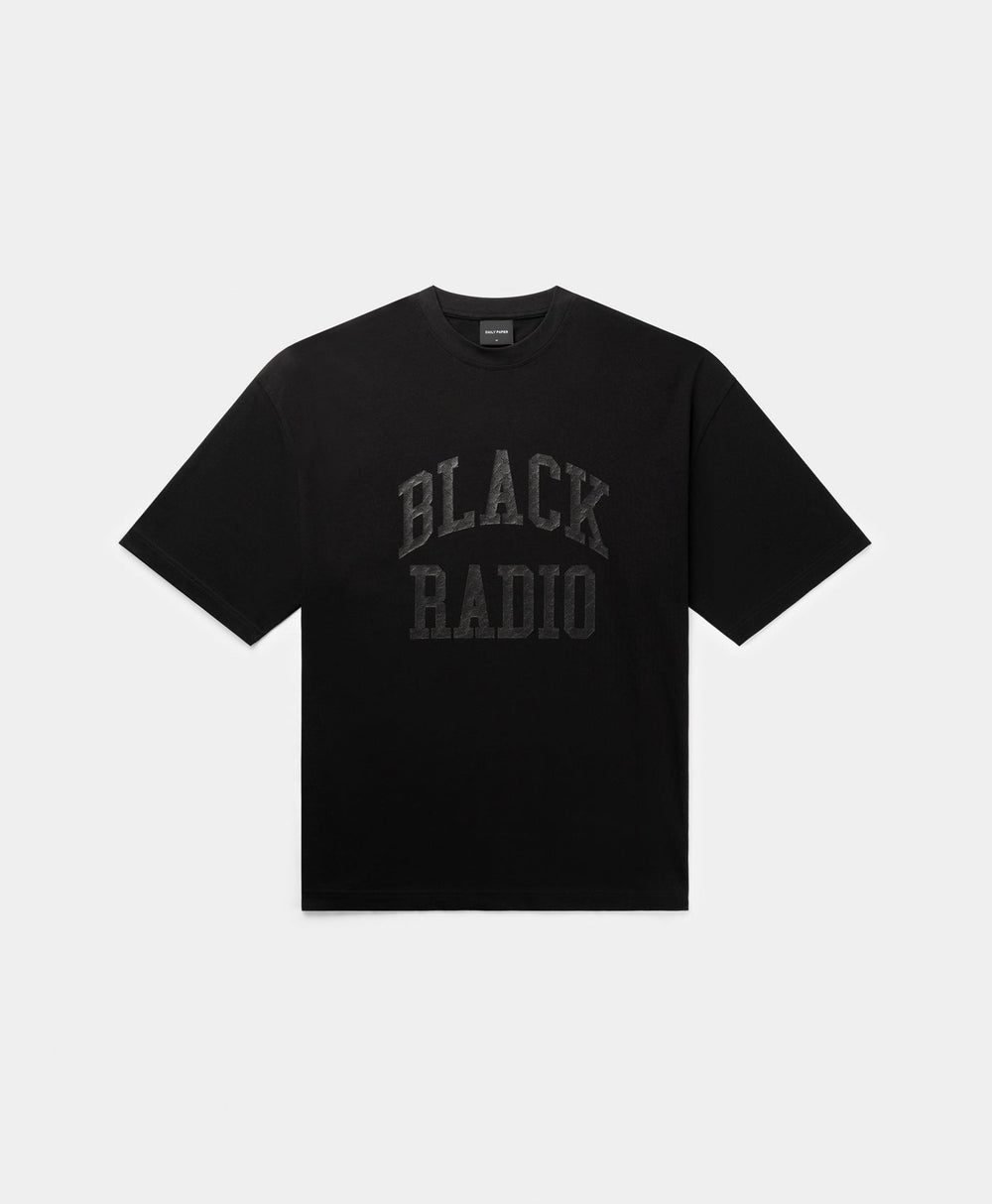 DP - Black Daily Paper x NoSignal Oversized T-Shirt - Packshot - Front