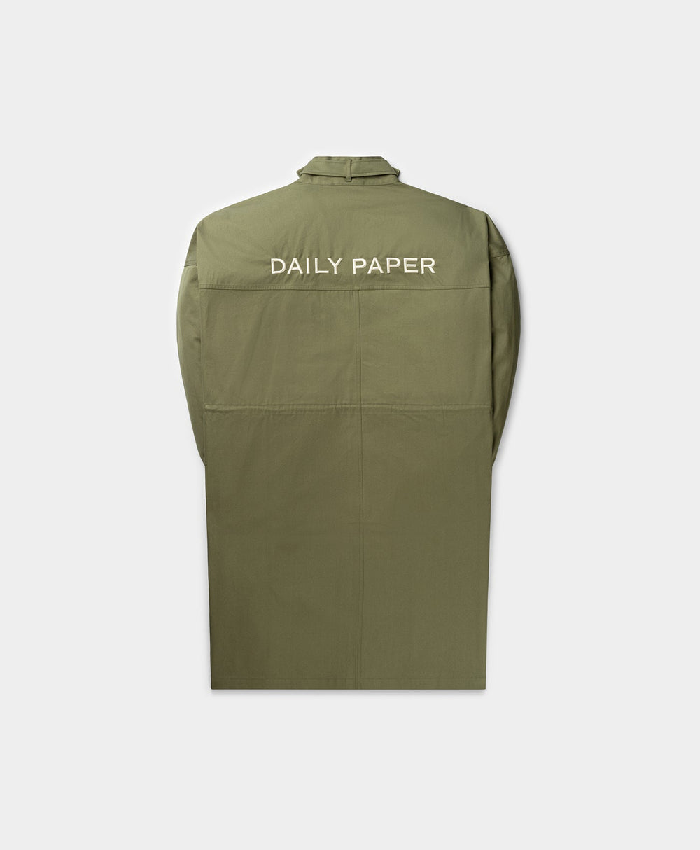 DP - Clover Green Penata Coat - Packshot - Rear