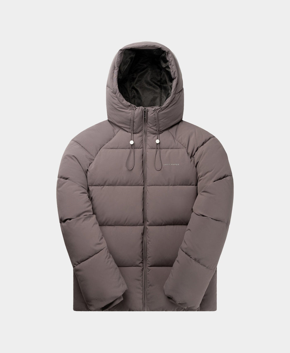 DP - Rabbit Grey Relaxed Puffer - Packshot - Front