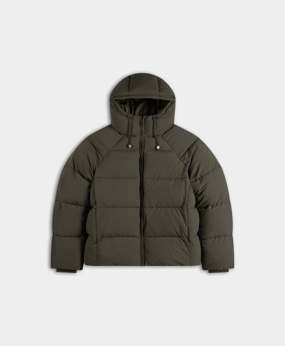 DP - Tea Leaf Grey Relaxed Puffer - Packshot - front 