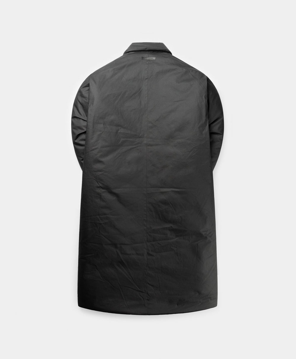 DP - Jet Black Rano Puffer Coat - Packshot - Rear