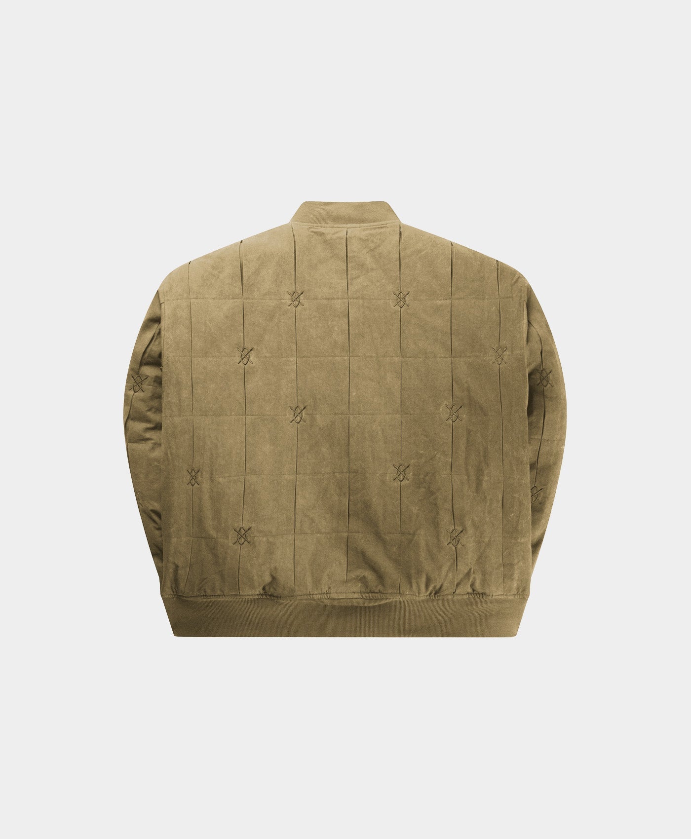 DP - Dark Beige Rasal Bomber Jacket - Packshot - Rear