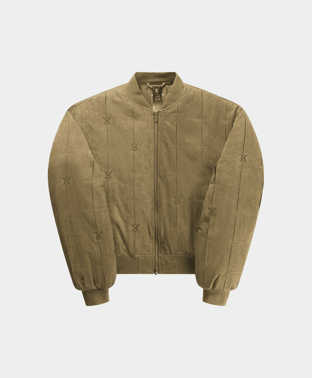 DP - Dark Beige Rasal Bomber Jacket - Packshot - Front