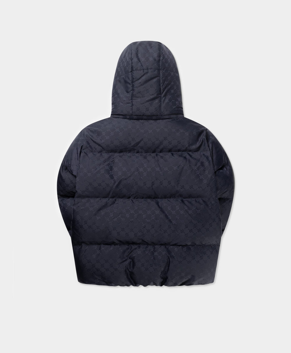 DP - Deep Navy Ravan Puffer Jacket - Packshot - Rear