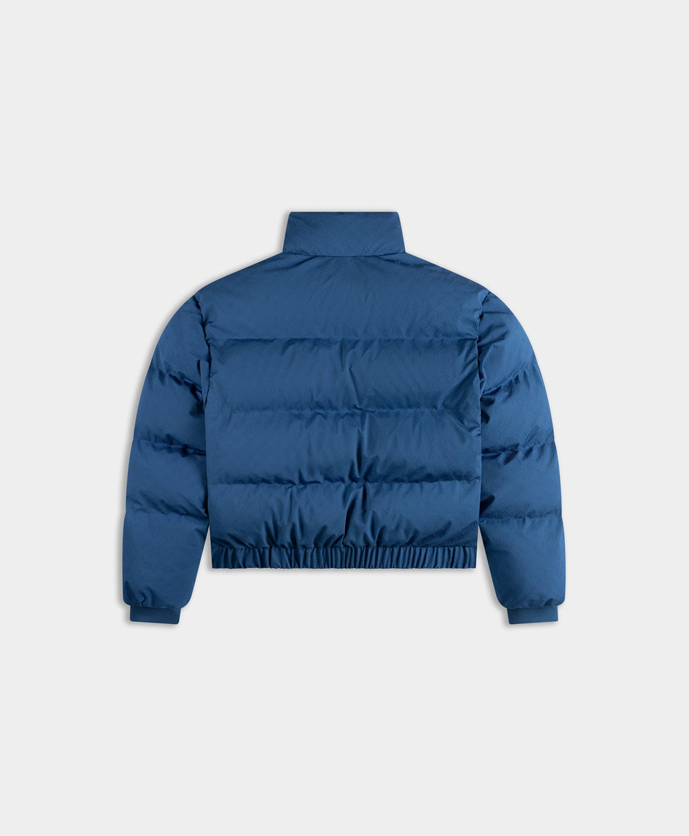 DP - Riviera Blue Renako Monogram Puffer Jacket - Packshot - rear