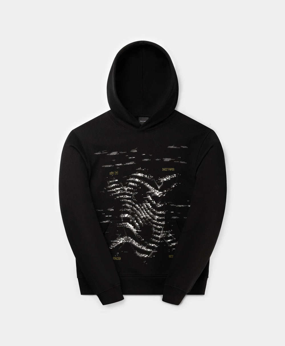 DP - Black Rewind Hoodie - Packshot - front 