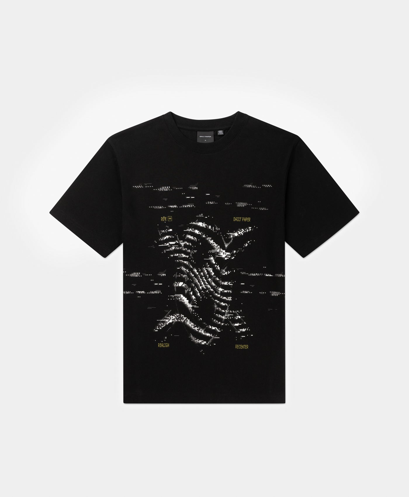 DP - Black Rewind SS T Shirt - Packshot - front 