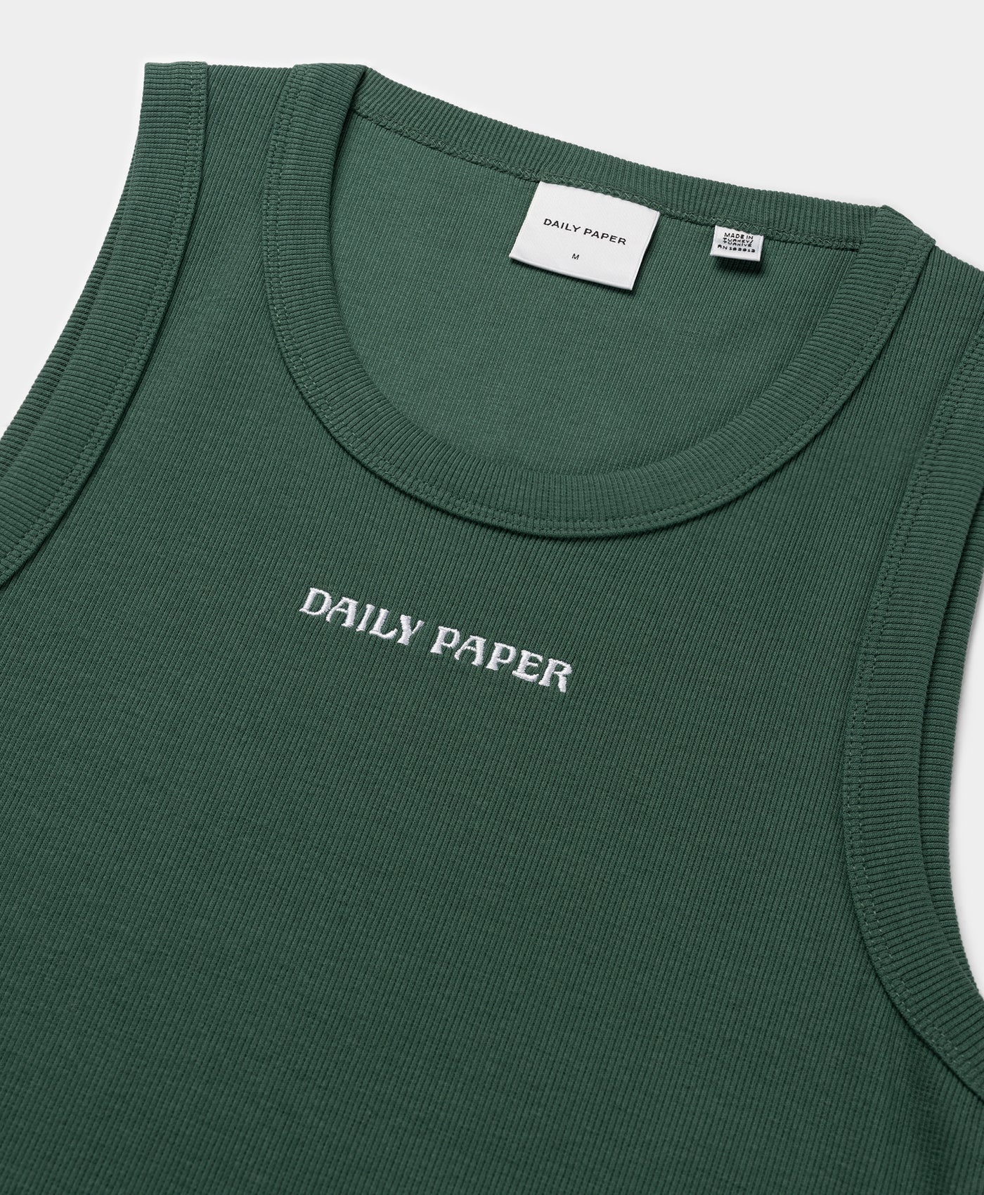 DP - Bistro Green Rib Tank Top - Packshot - Detail