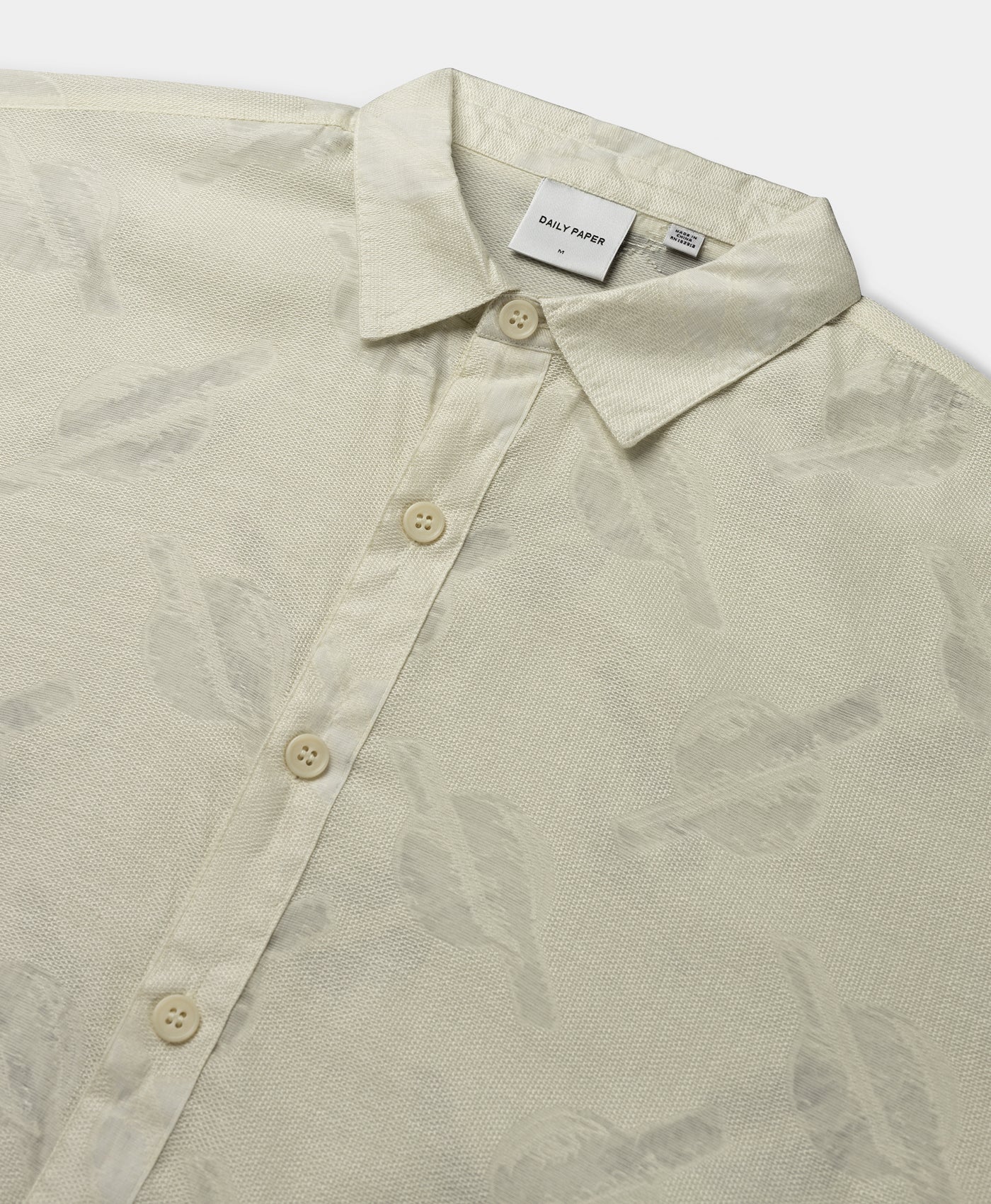 DP - Frost White Salim Relaxed Shirt - Packshot