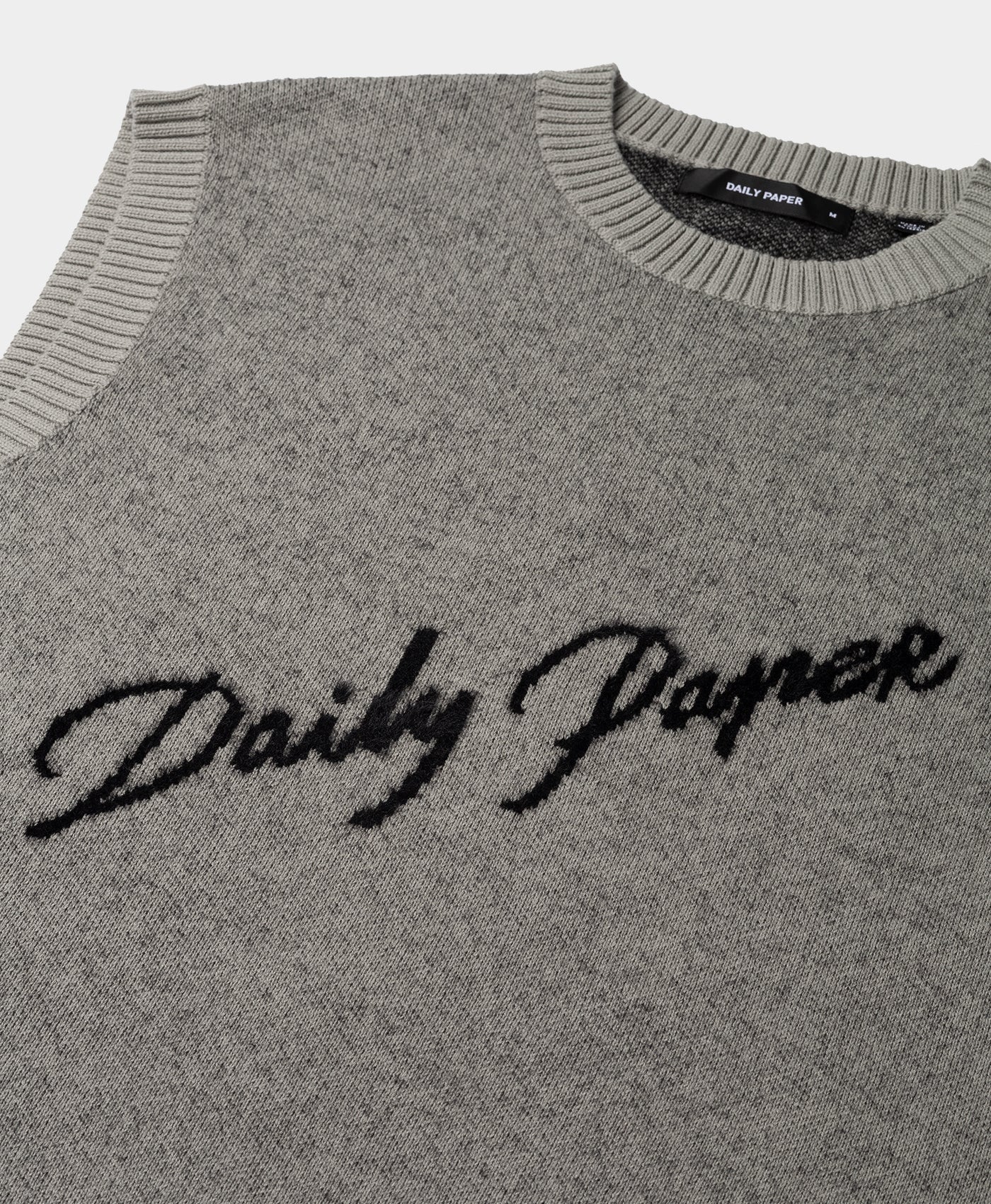 DP - Desert Sage Script Logo Knit Vest - Packshot - detail