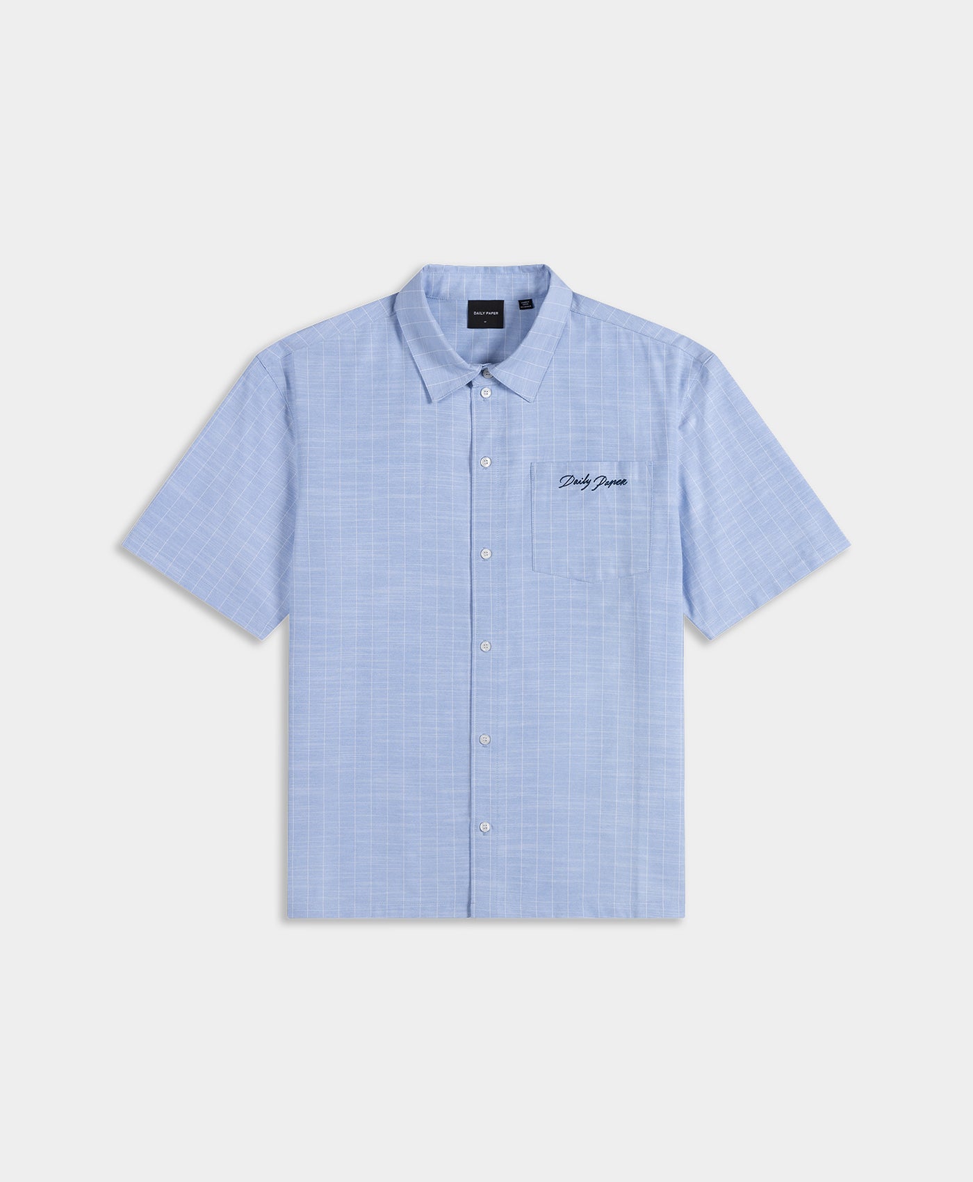DP - Blue Stripe Script Shirt - Packshot - front